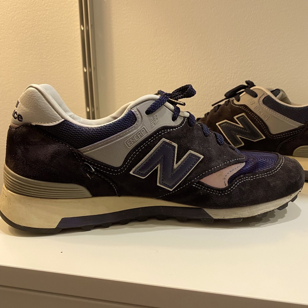 New Balance 577.  Hard to find.  Made in England.  GUC